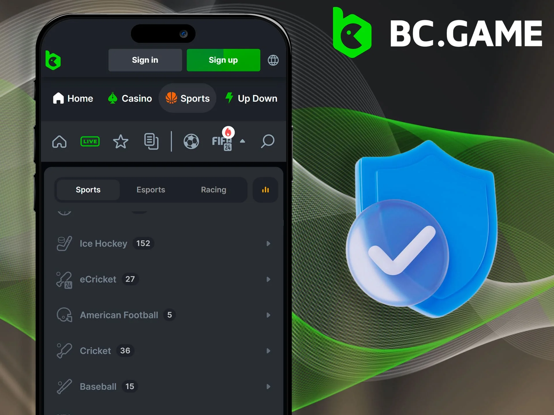 BC Game casino secures user data with two-factor authentication and SSL technology.