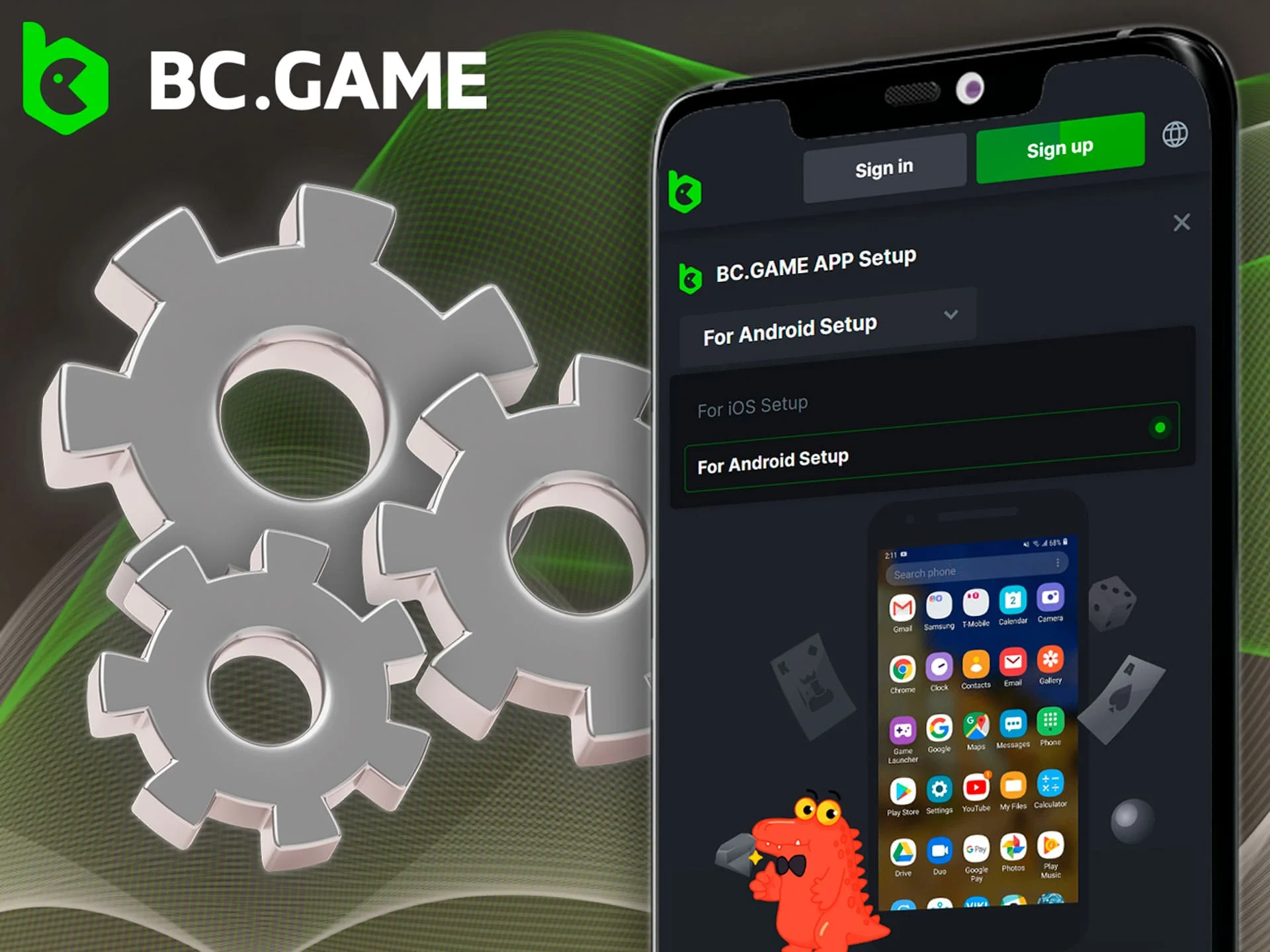 Update the BC Game apps to the latest version on your smartphone.