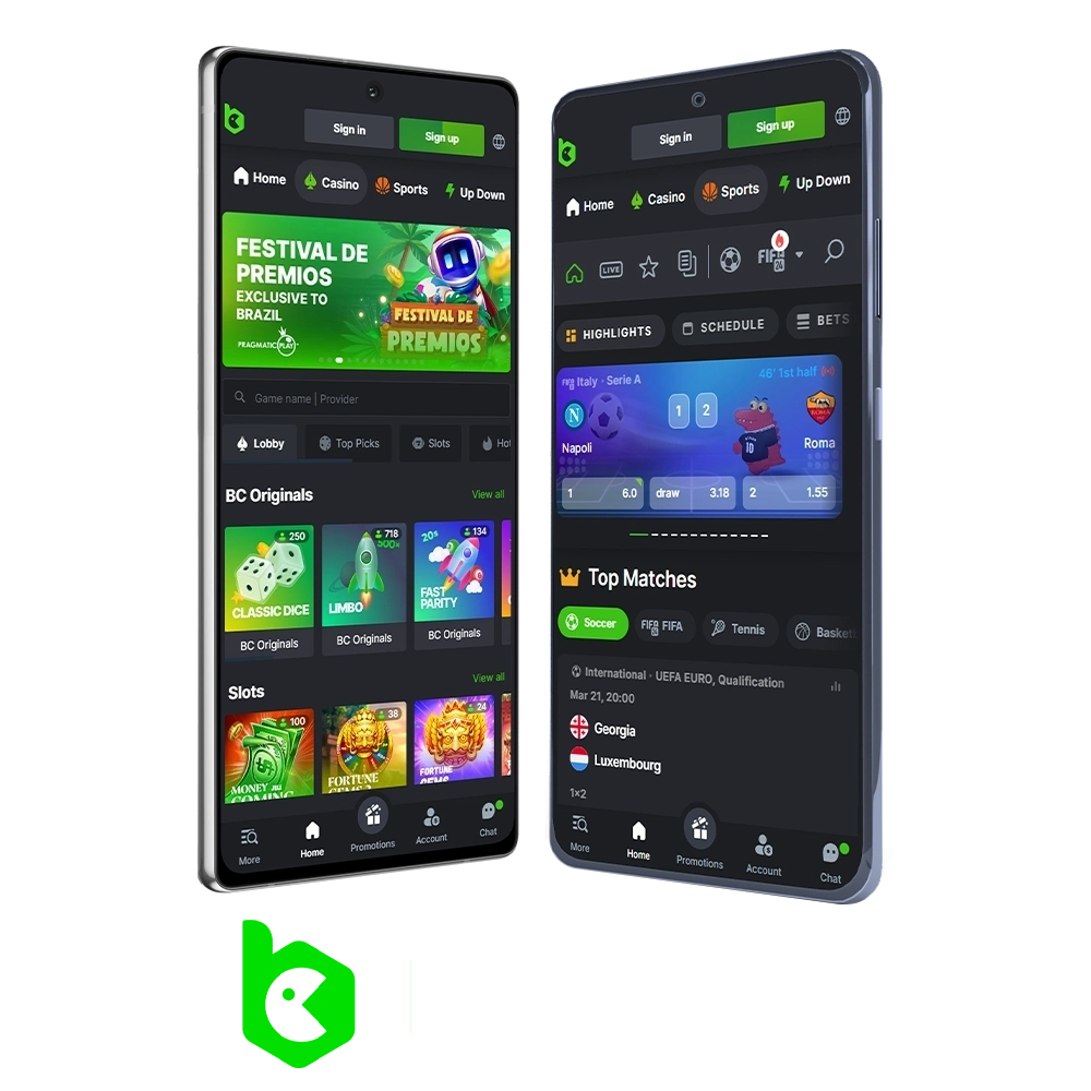 Play BC Game anytime and anywhere with the app for Android and iOS.