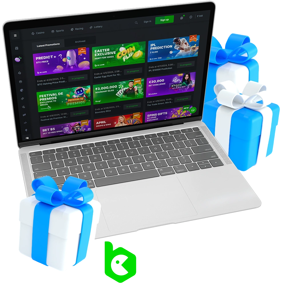 Become a part of the BC Game world, get a welcome bonus and have fun.