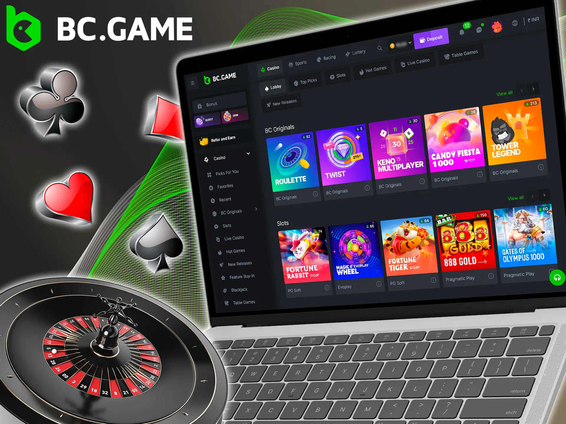 In the BC Game casino section, you're sure to find a game that you'll love.
