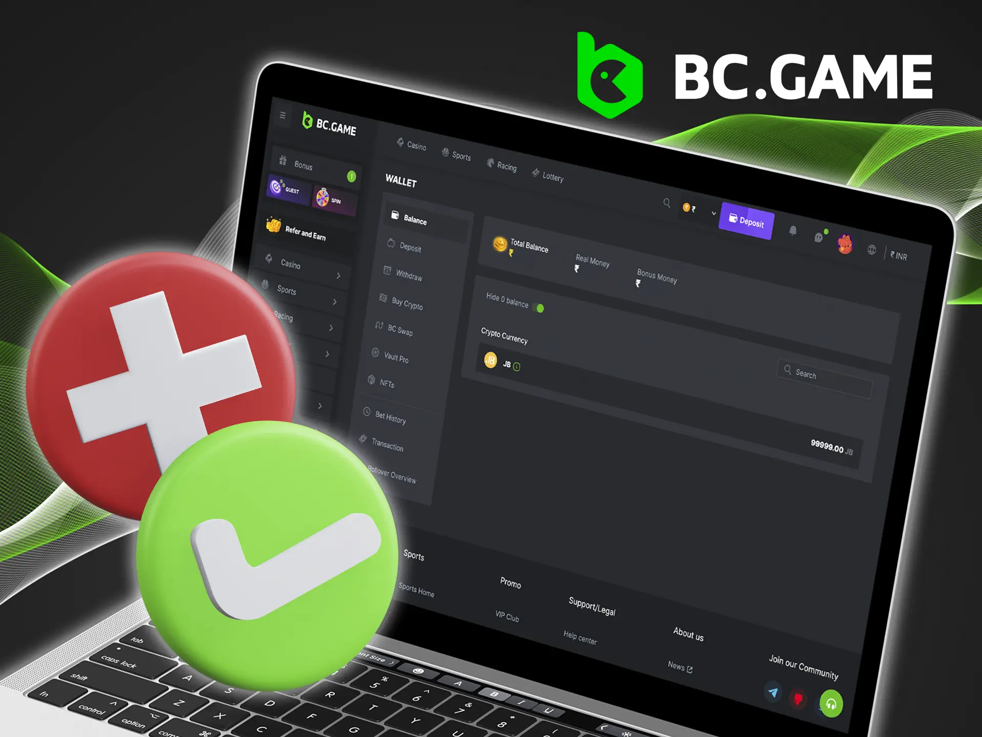 Explore a number of benefits of using JB Coins from BC Game Casino.