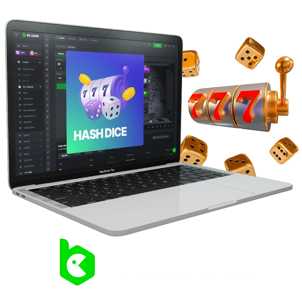Become a part of the world of Hash Dice at BC Game.