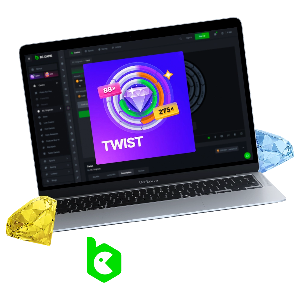 Learn how to get started playing Twist at BC Game.